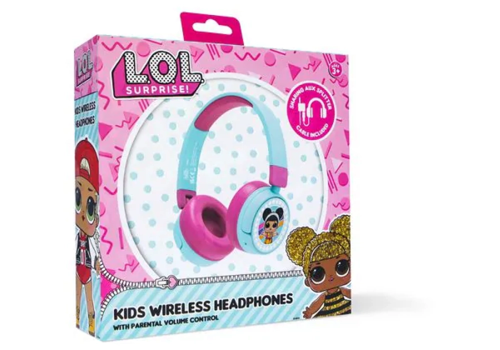 OTL Casques extra-auriculaires L.O.L. Surprise Rose