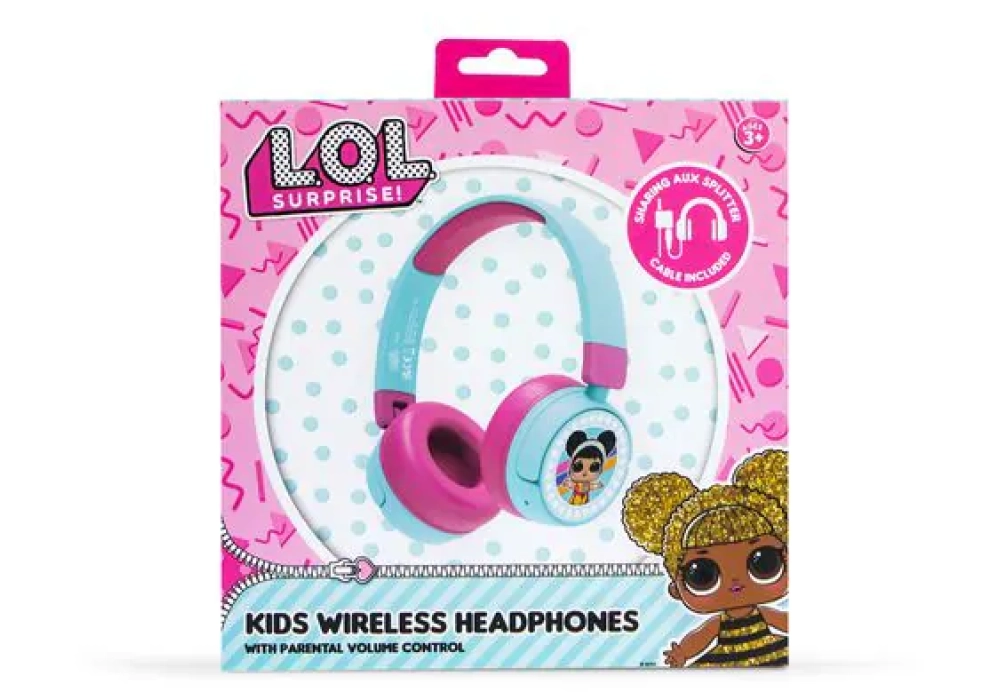 OTL Casques extra-auriculaires L.O.L. Surprise Rose