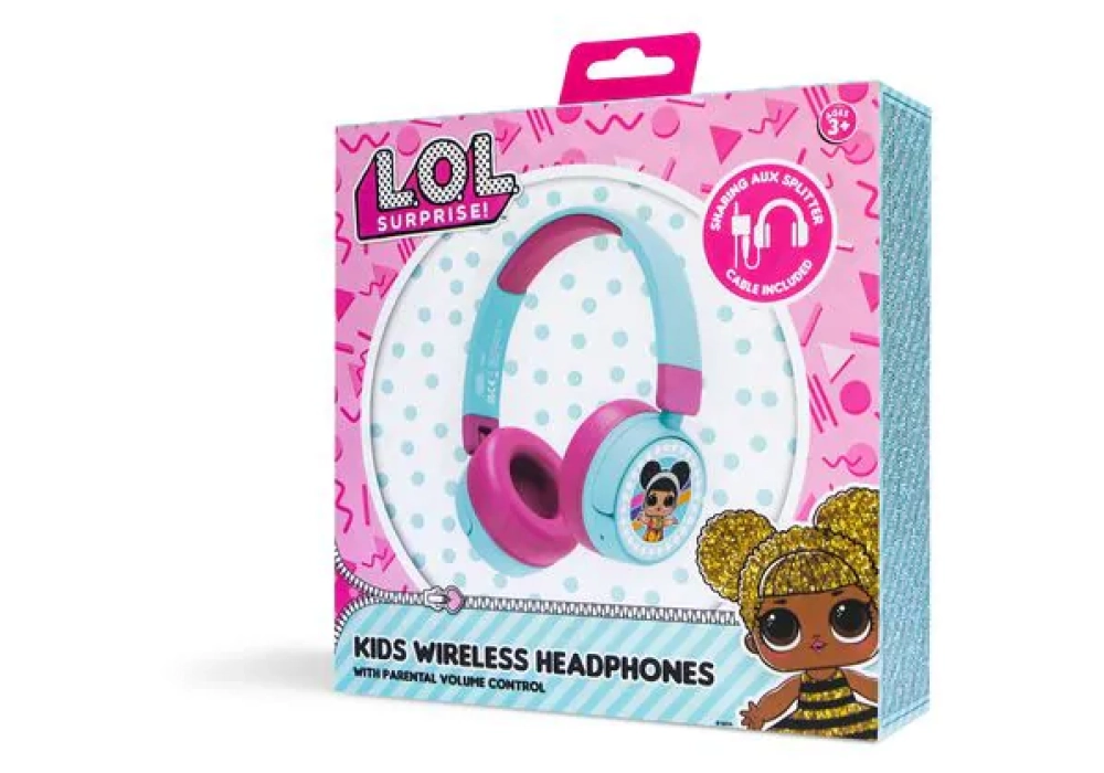 OTL Casques extra-auriculaires L.O.L. Surprise Rose