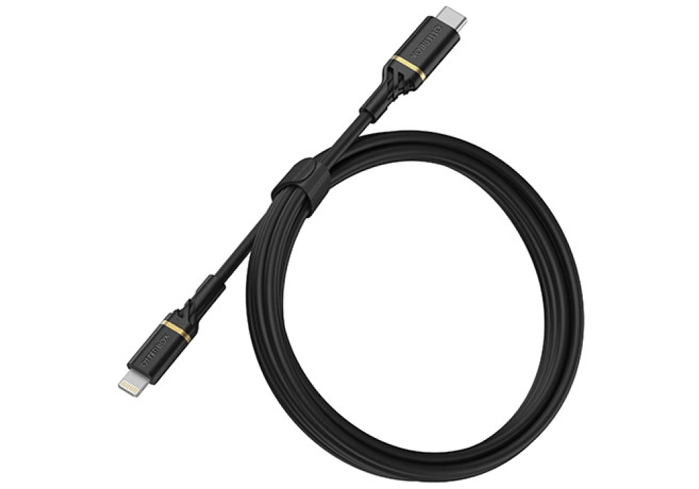 OtterBox Lightning to USB-C Fast Charge Cable - 1 m (Black)