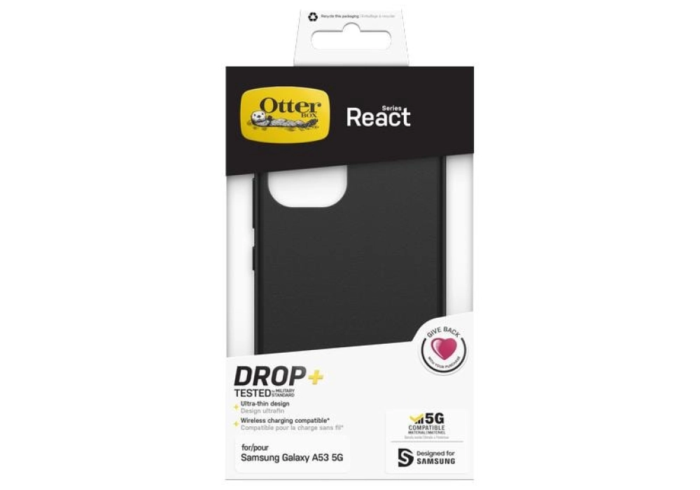 Otterbox React Galaxy A53 (Noir)