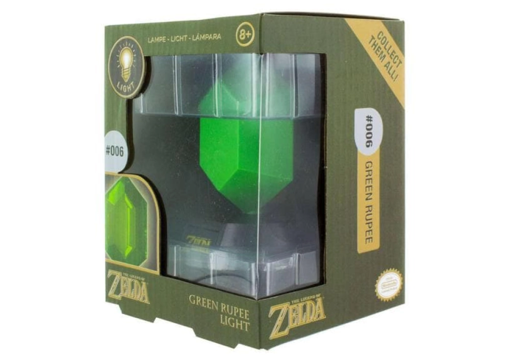 Paladone Lampe décorative Legend of Zelda Rubis Vert