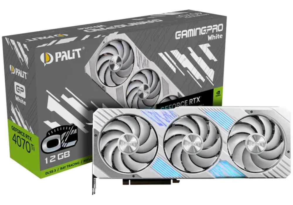 Palit GeForce RTX 4070 Ti GamingPro White OC 12 GB