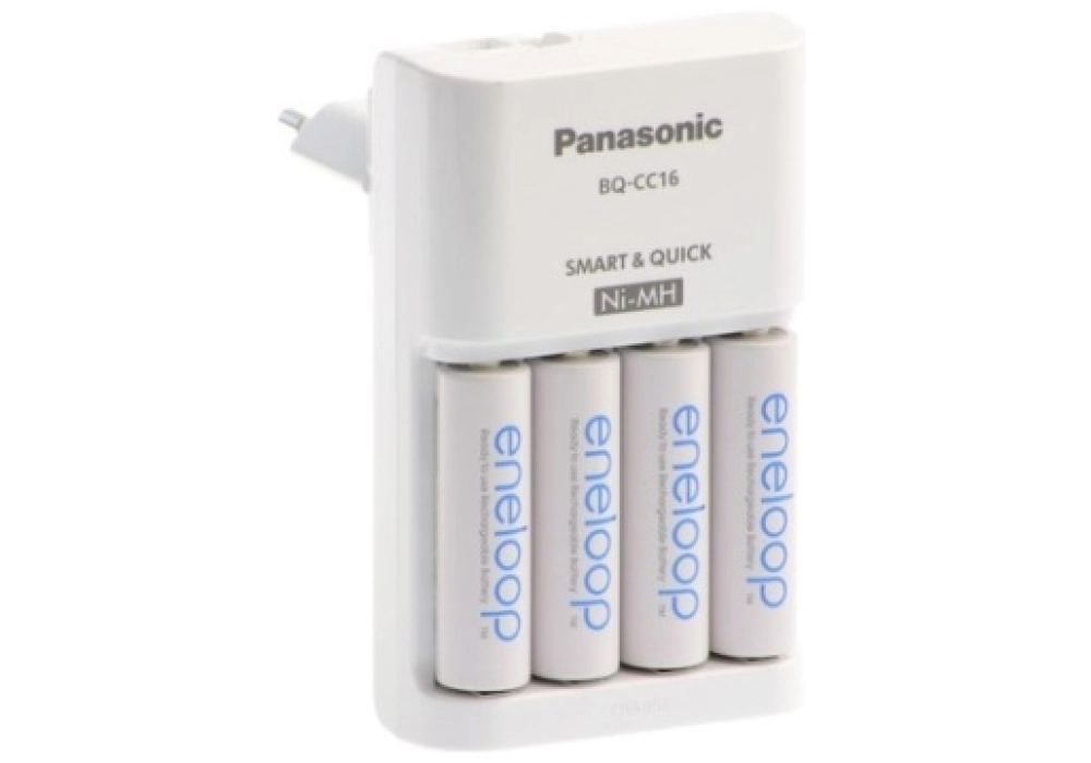 Panasonic Charger CC16 + 4x eneloop AA Ni-MH