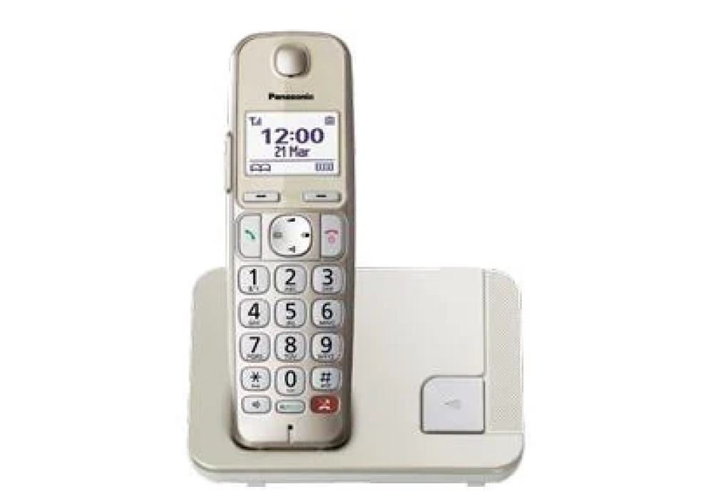 Panasonic Téléphone sans fil KX-TGE250SLN Champagne