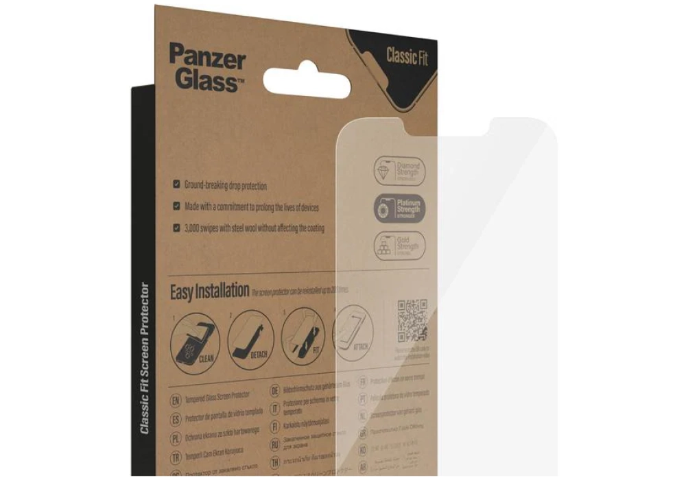 Panzerglass Protection d’écran Classic Fit iPhone 13/13 Pro/14