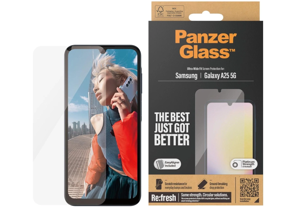 Panzerglass Protection d’écran Ultra wide Fit Galaxy A25