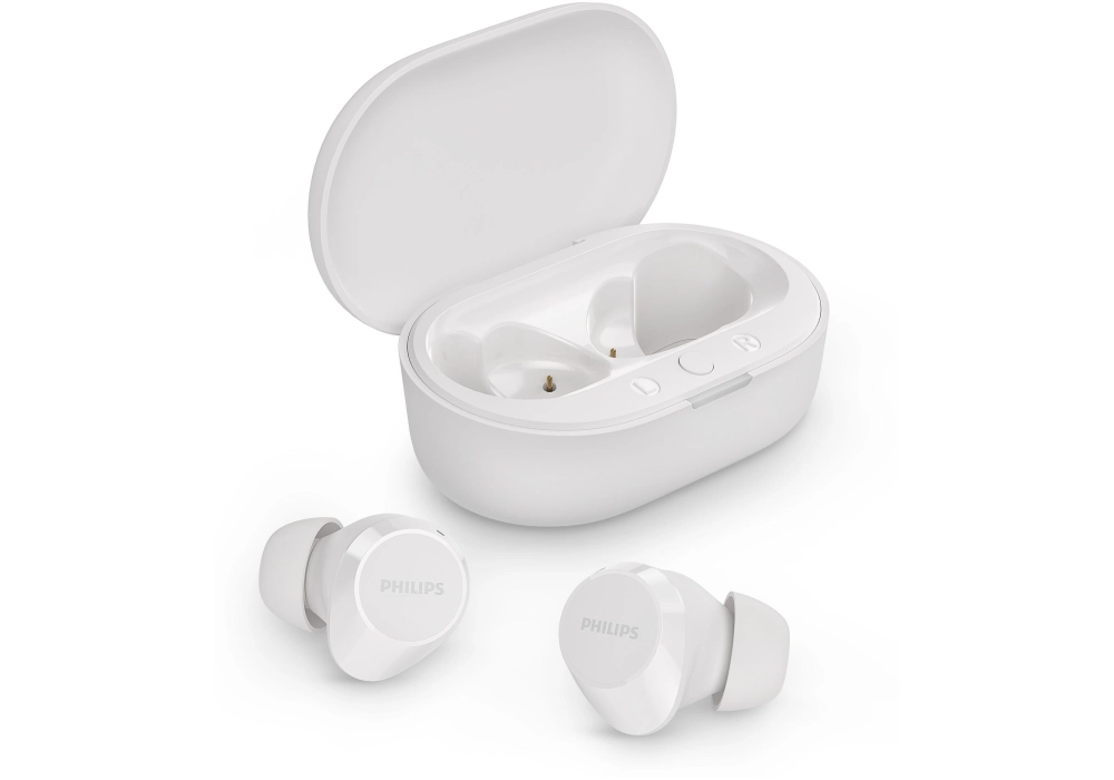 Philips Écouteurs True Wireless In-Ear TAT1209WT Blanc