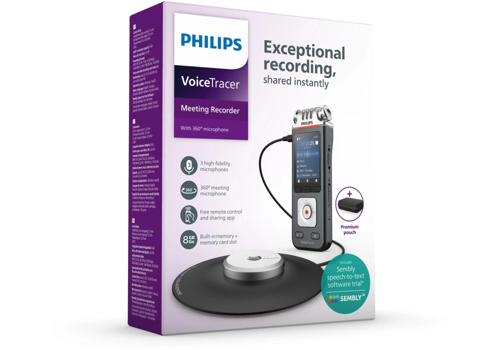 Philips Dictaphone DVT8115