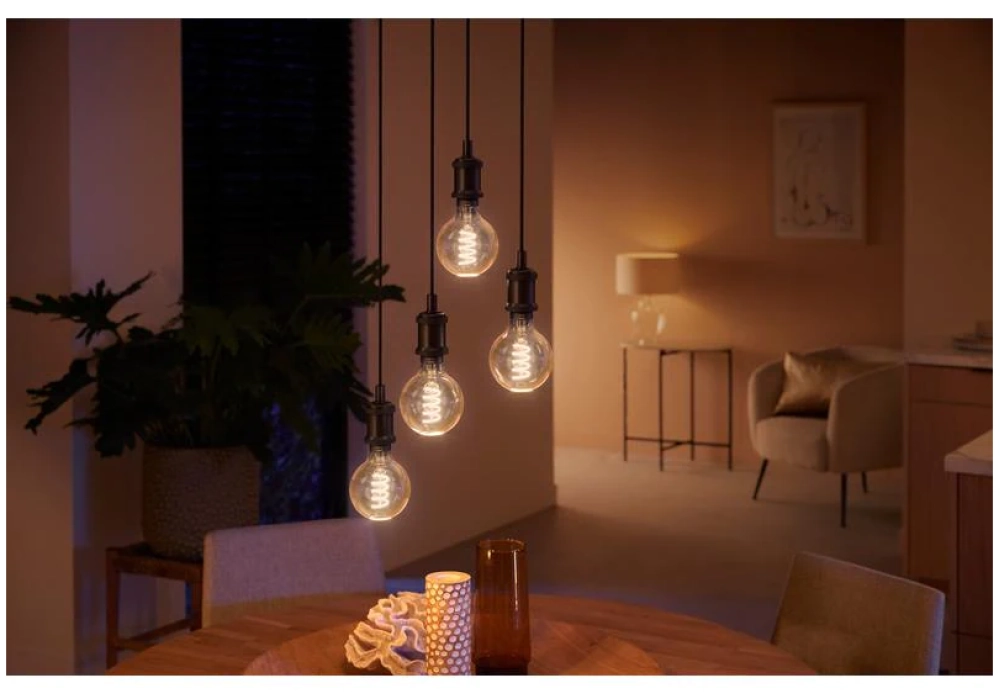 Philips Hue Ampoule Blanc Filament, 7 W, E27, 550 lm, Bluetooth