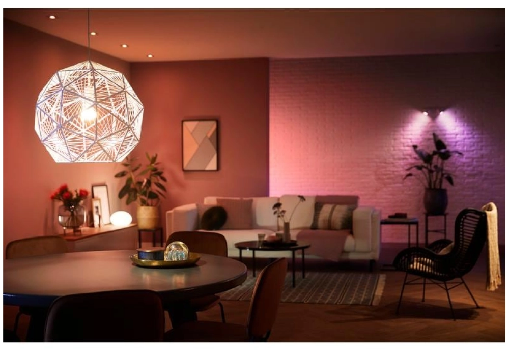 Philips Hue Ampoule White & Color Ambiance, E27, 2 pièces, BT