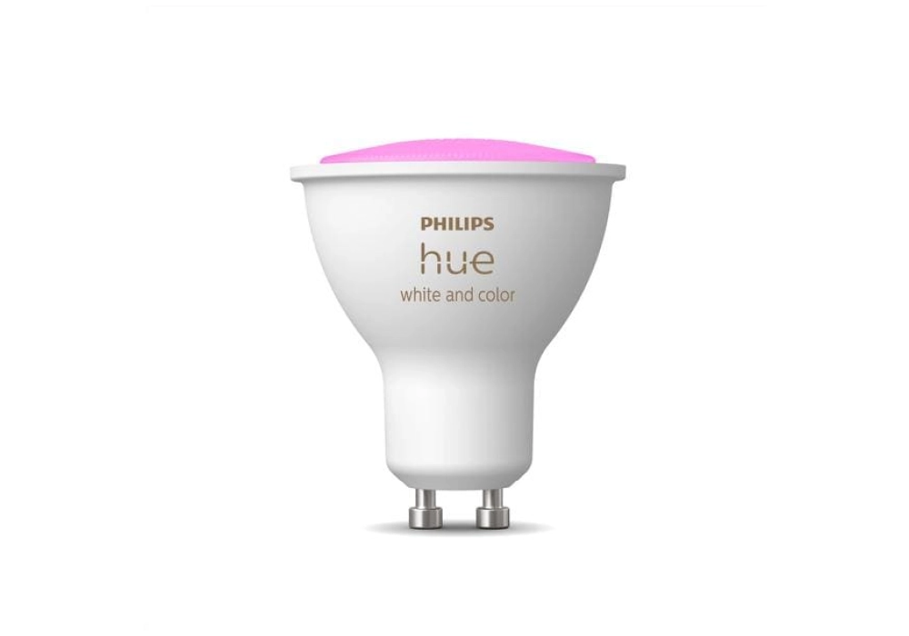 Philips Hue Ampoule White & Color Ambiance, GU10, BT