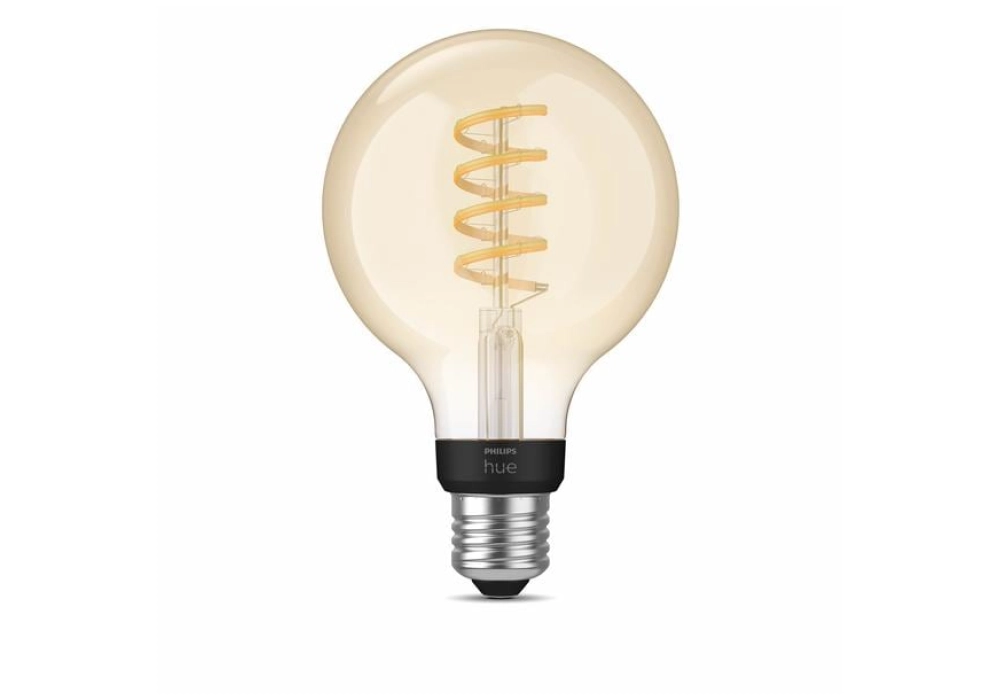 Philips Hue Ampoule White Ambiance, E27, Filament, Globe, BT