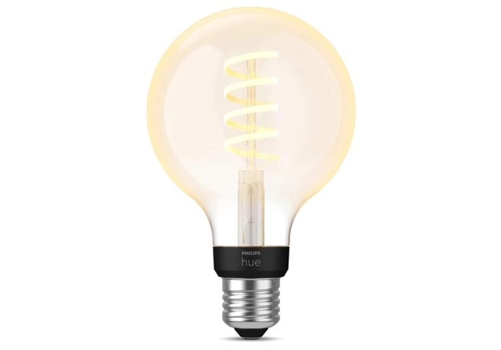 Philips Hue Ampoule White Ambiance, E27, Filament, Globe, BT