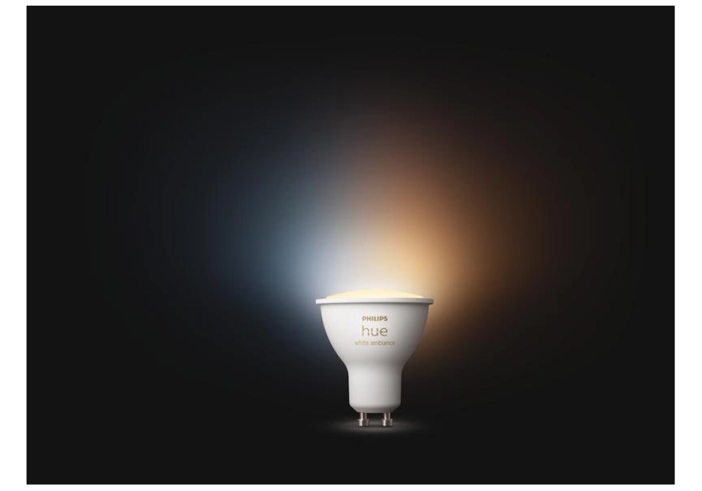 Philips Hue Ampoule White Ambiance, GU10, BT