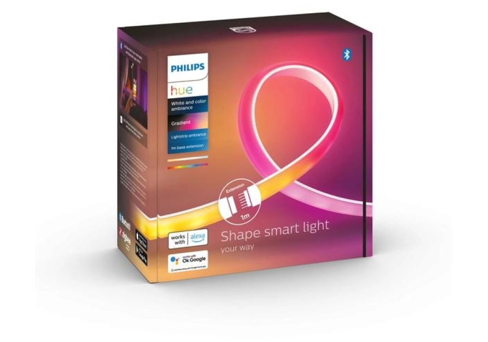 Philips Hue Bande LED Gradient Ambience, extension de 1m