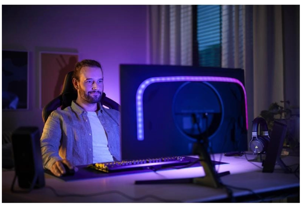 Philips Hue Play Gradient PC Lightstrip - 24-27" - Kit de démarrage