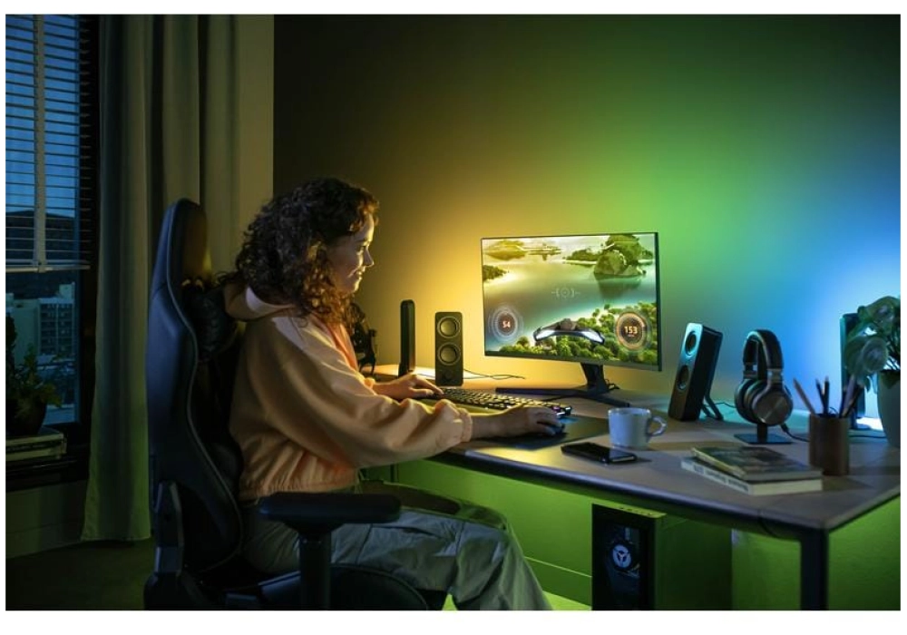 Philips Hue Play Gradient PC Lightstrip - 24-27" - Kit de démarrage