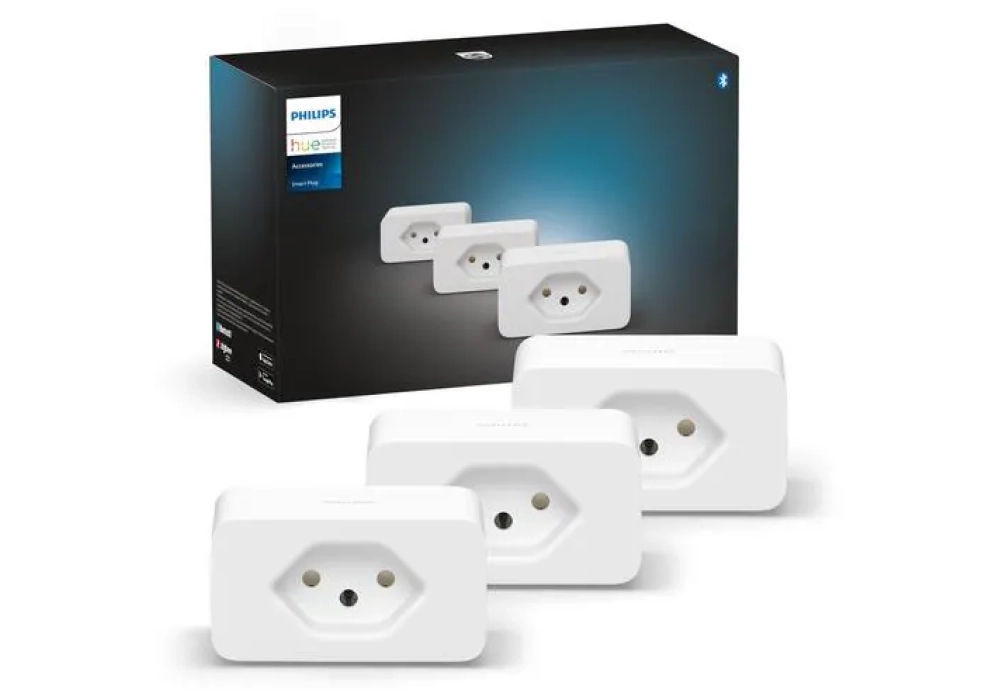 Philips Hue Smart Plug CH - Kit de 3