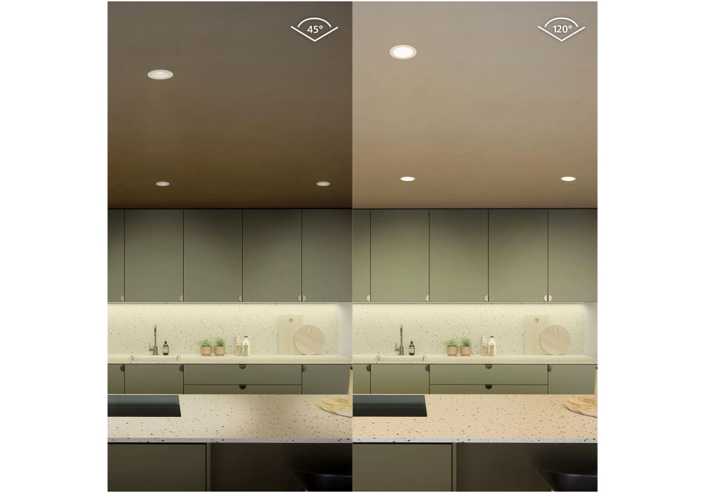 Philips Hue White & Color Ambiance Slim Recessed 170 mm blanc