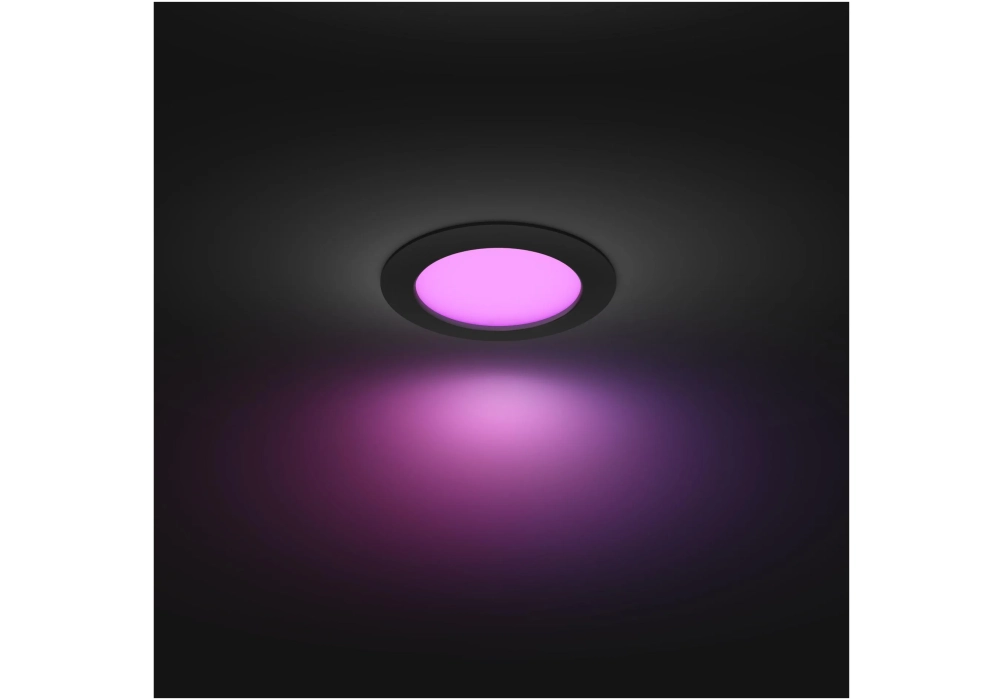 Philips Hue White & Color Ambiance Slim Recessed 170 mm noir