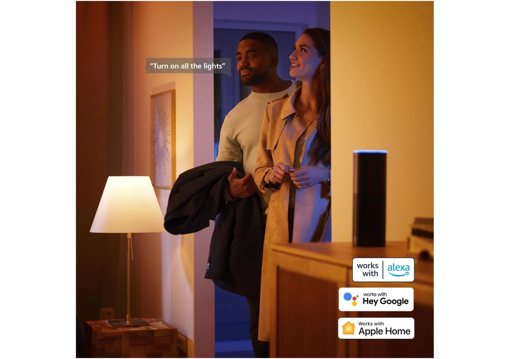 Philips Hue White & Color Ambiance Slim Recessed 170 mm noir