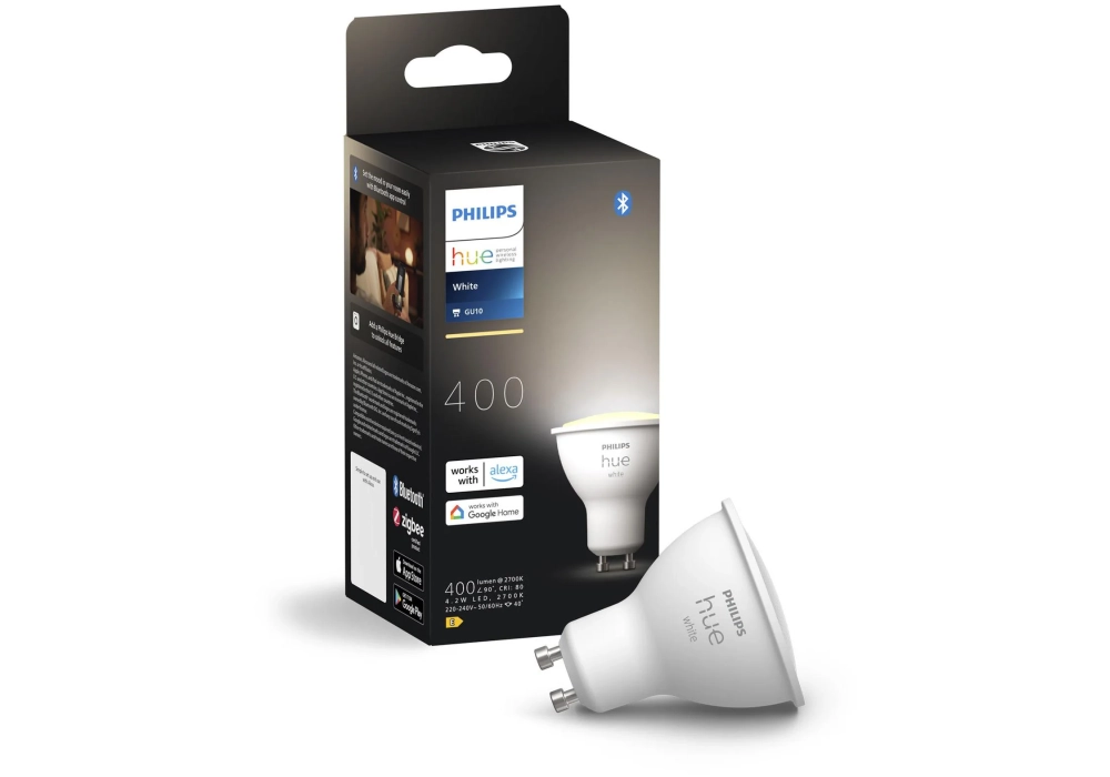 Philips Hue White GU10 pack individuel