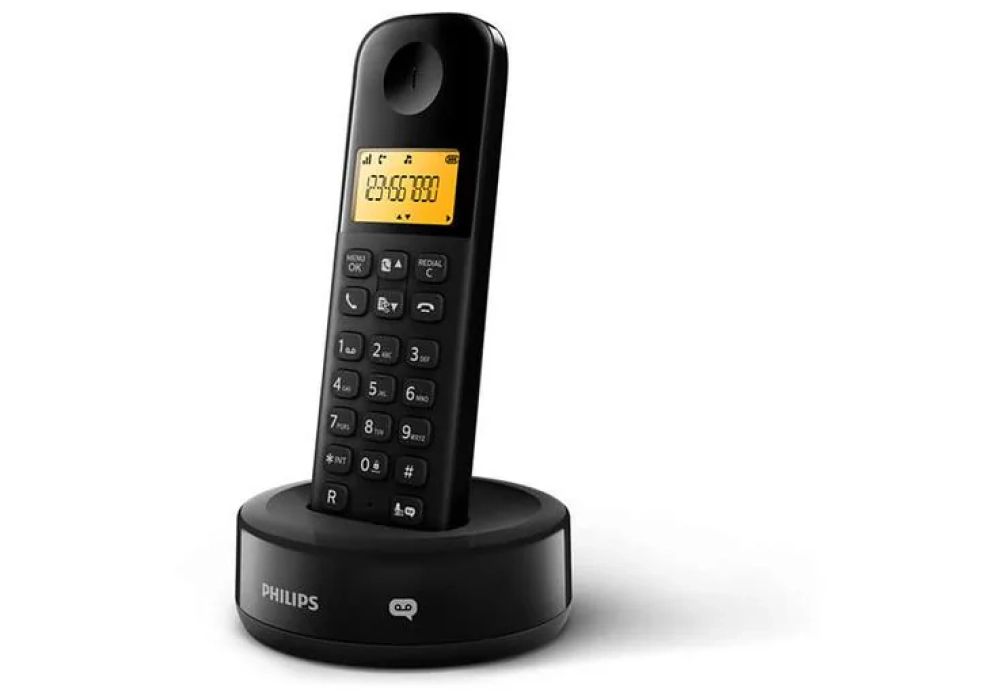 Philips Téléphone sans fil D1651B Noir