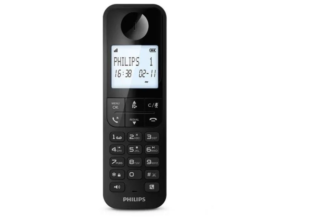 Philips Téléphone sans fil D2752B Duo Noir