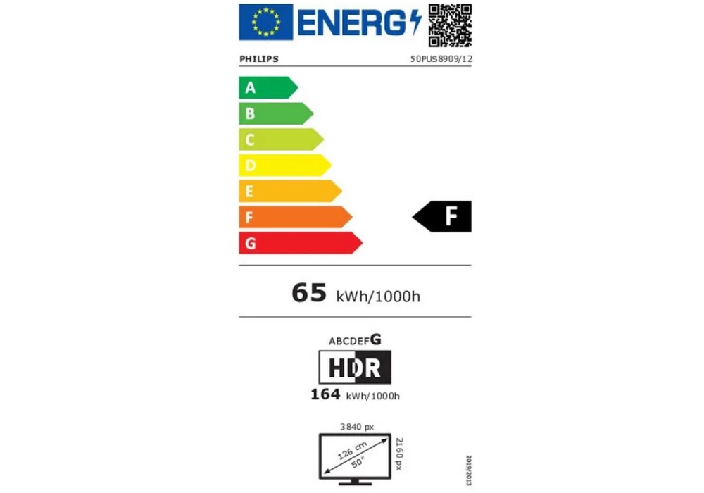 Philips TV 50PUS8909/12 50", 3840 x 2160 (Ultra HD 4K), LED-LCD