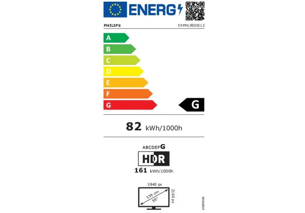 Philips TV 55PML9009/12 55", 3840 x 2160 (Ultra HD 4K), LED-LCD