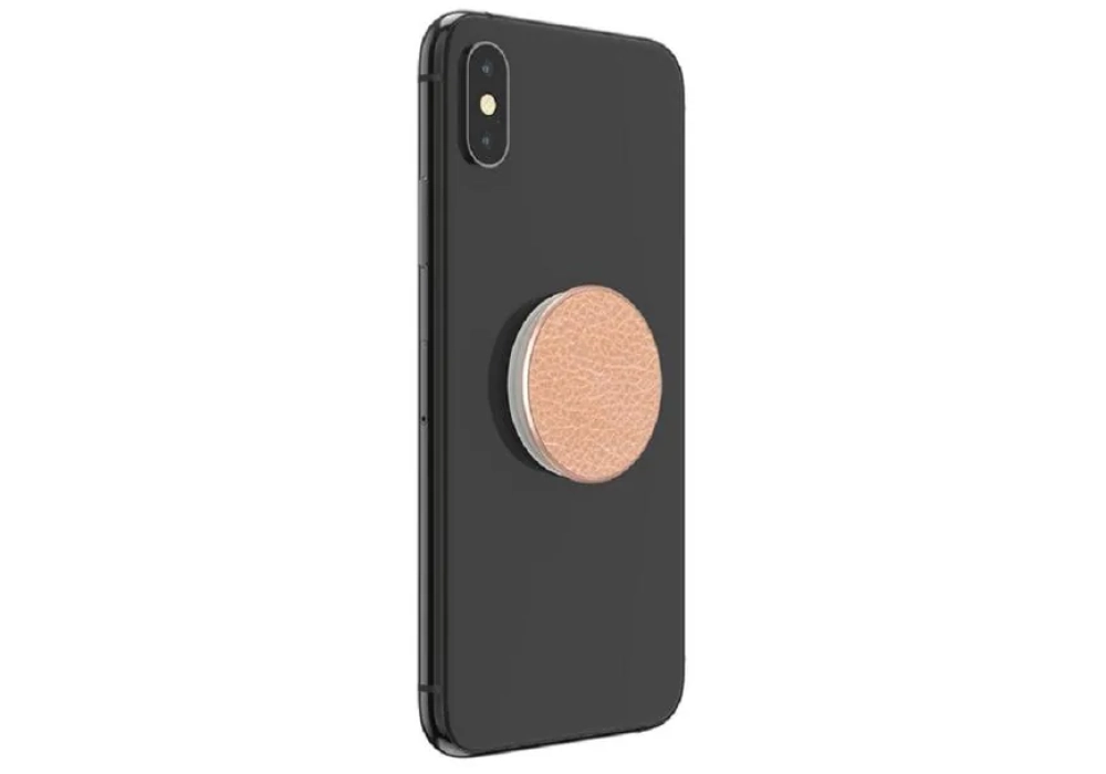 PopSockets Support Premium Vegan Leather Rose Gold