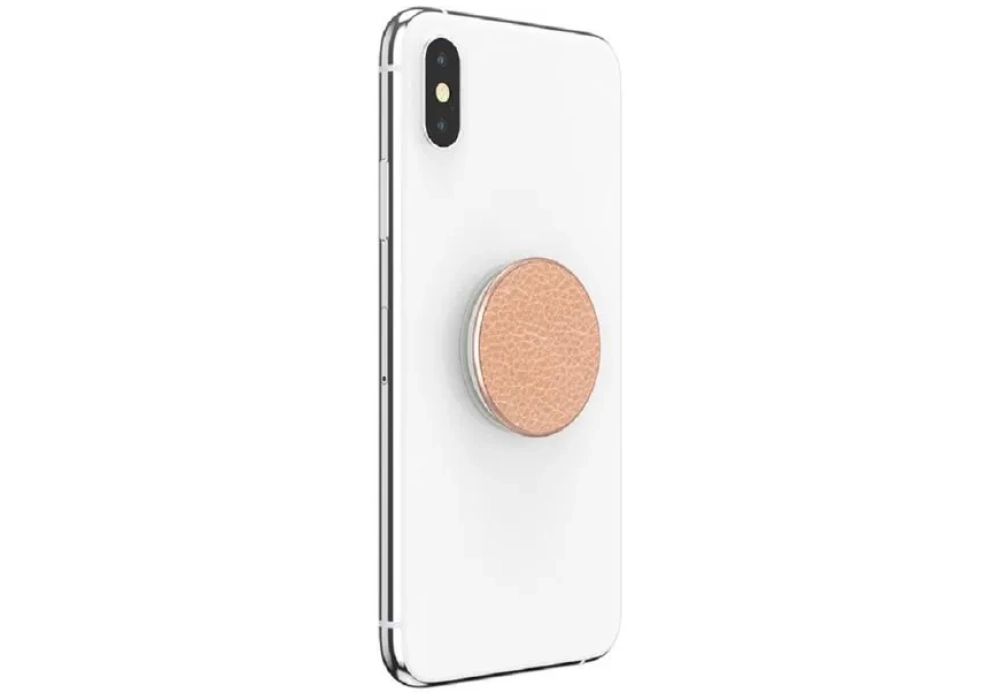 PopSockets Support Premium Vegan Leather Rose Gold