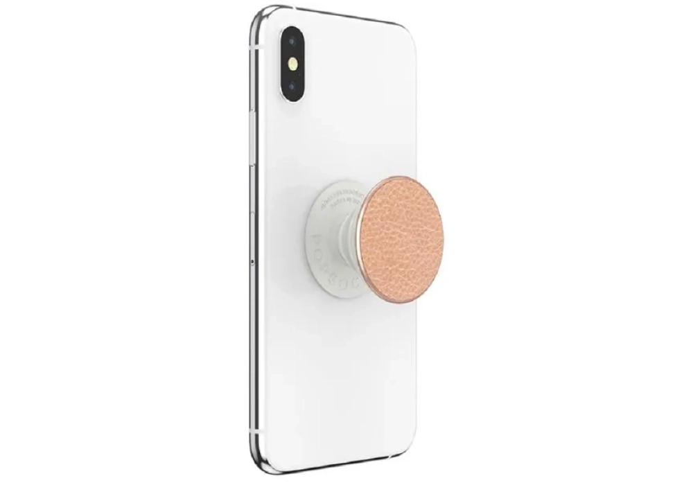 PopSockets Support Premium Vegan Leather Rose Gold