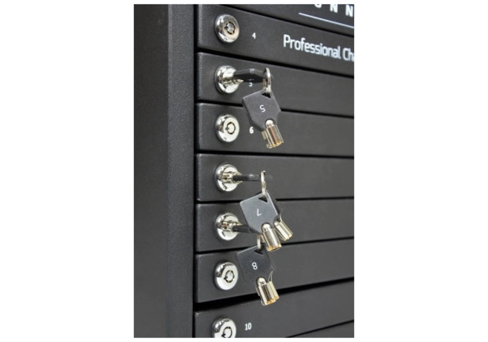 Port Charging Cabinet 10 Tablets Individual Door Lock