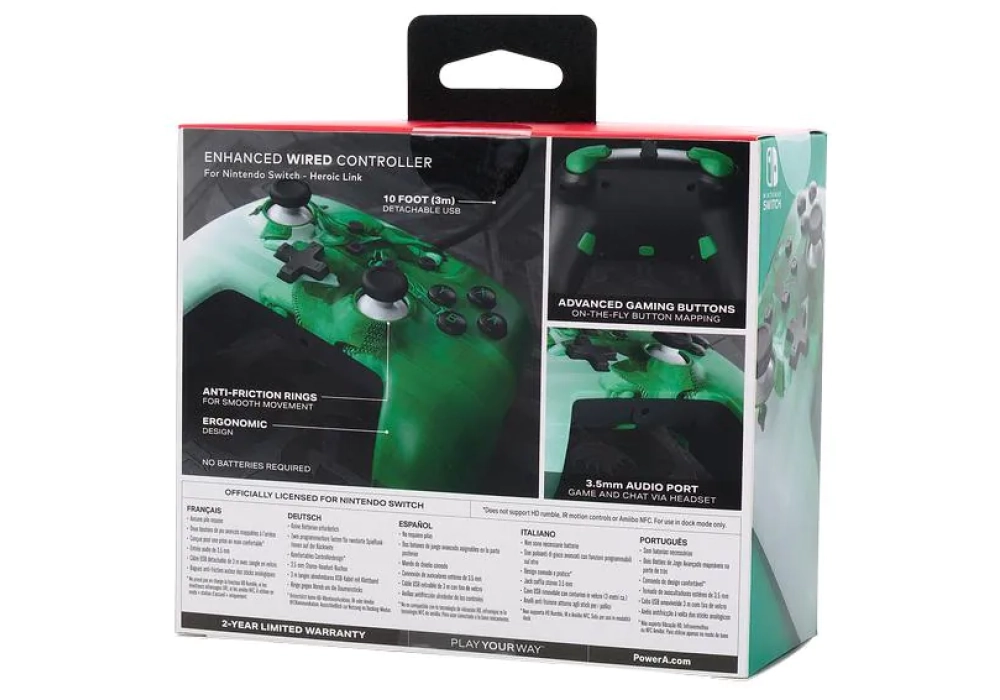 Power A Enhanced Wired Controller (Heroic Link)