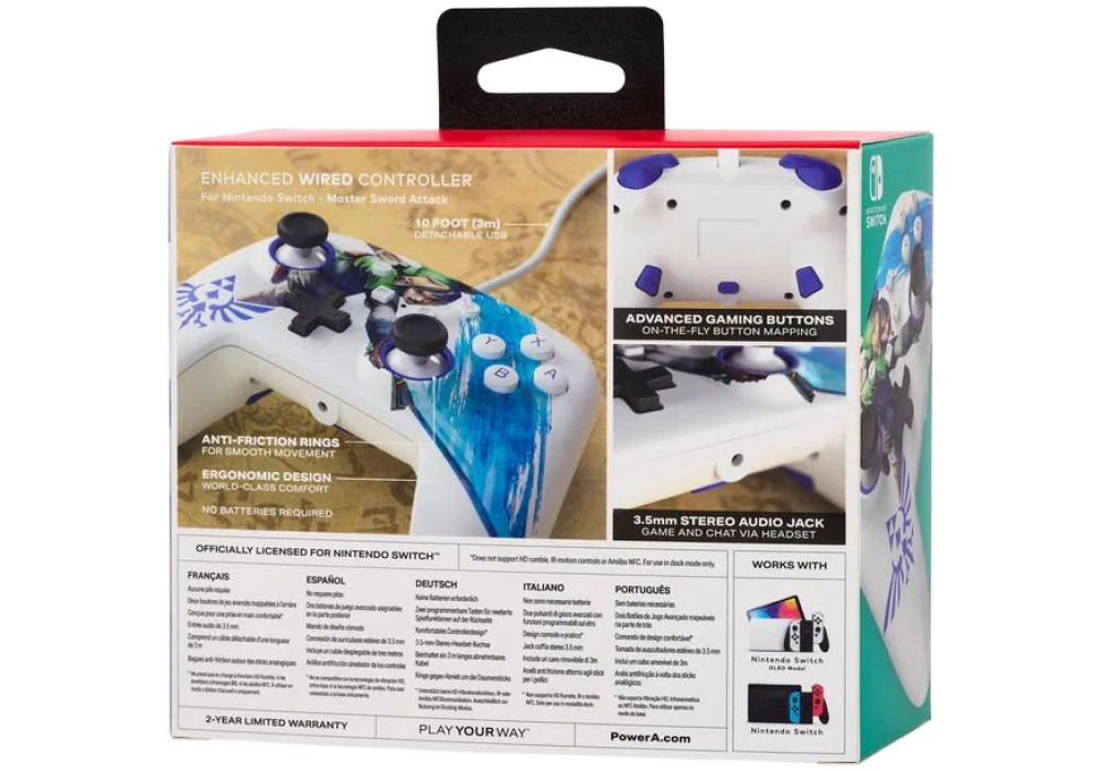 Power A Enhanced Wired Controller (Master Sword Attack)