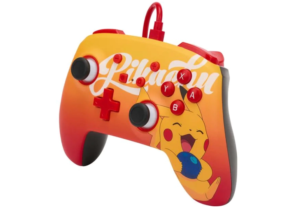 Power A Enhanced Wired Controller (Orange Berry Pikachu)