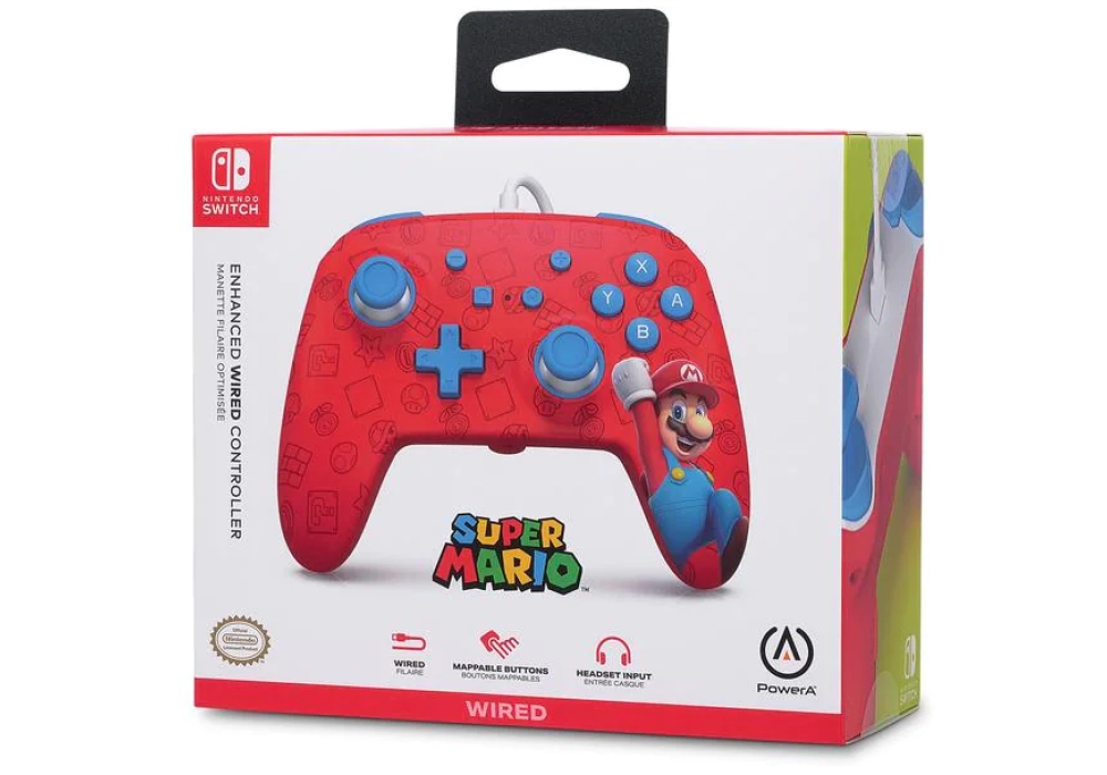 Power A Enhanced Wired Controller (Woo-hoo! Mario)