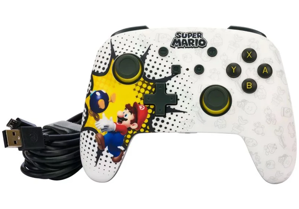 Power A Enhanced Wired Controller Bob-omb Blast