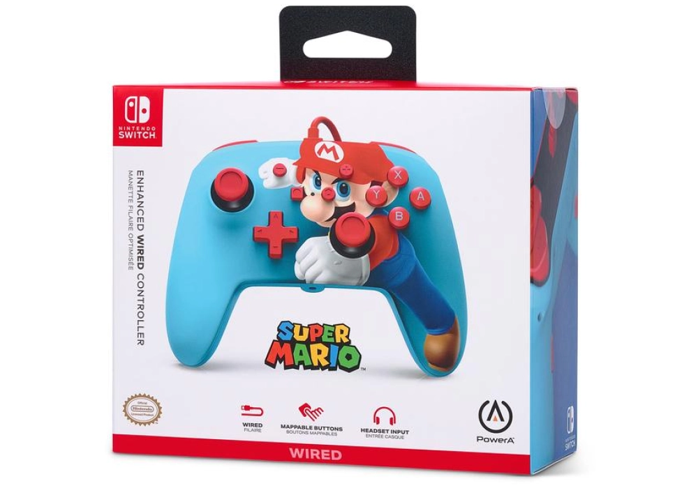 Power A Enhanced Wired Controller Mario Punch