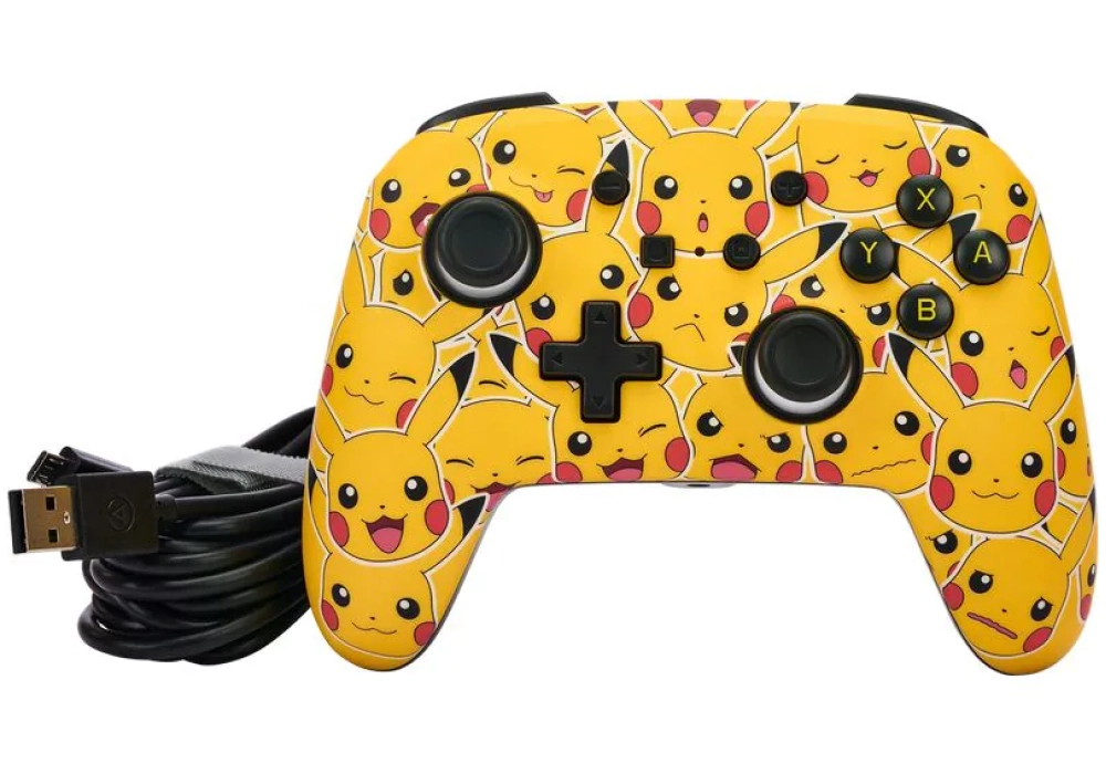 Power A Enhanced Wired Controller Pikachu Moods