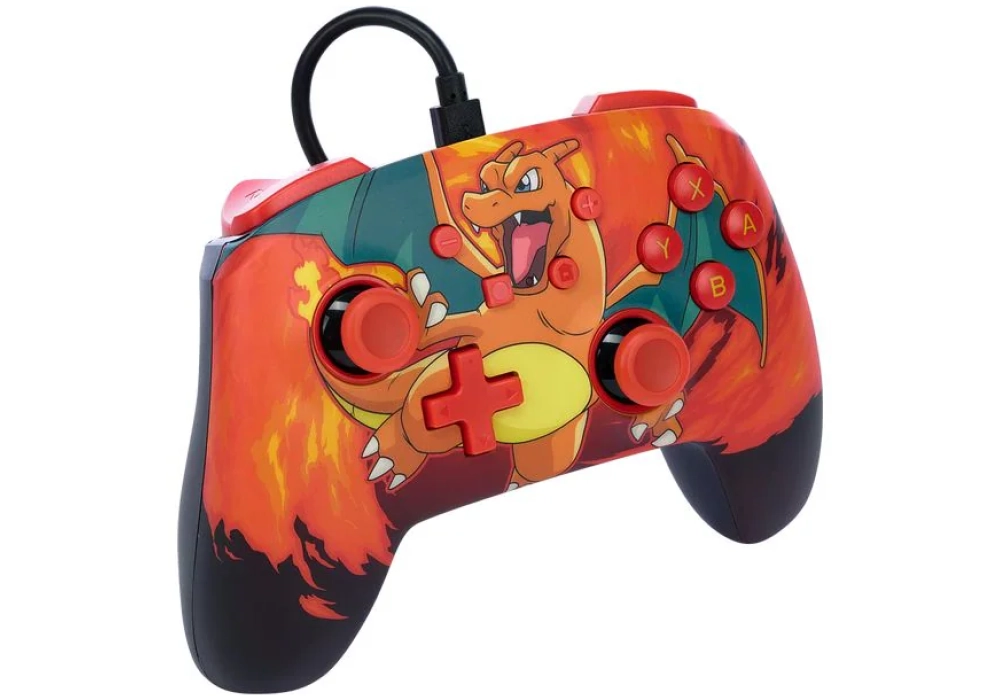 Power A Enhanced Wired Controller Pokémon: Charizard Vortex