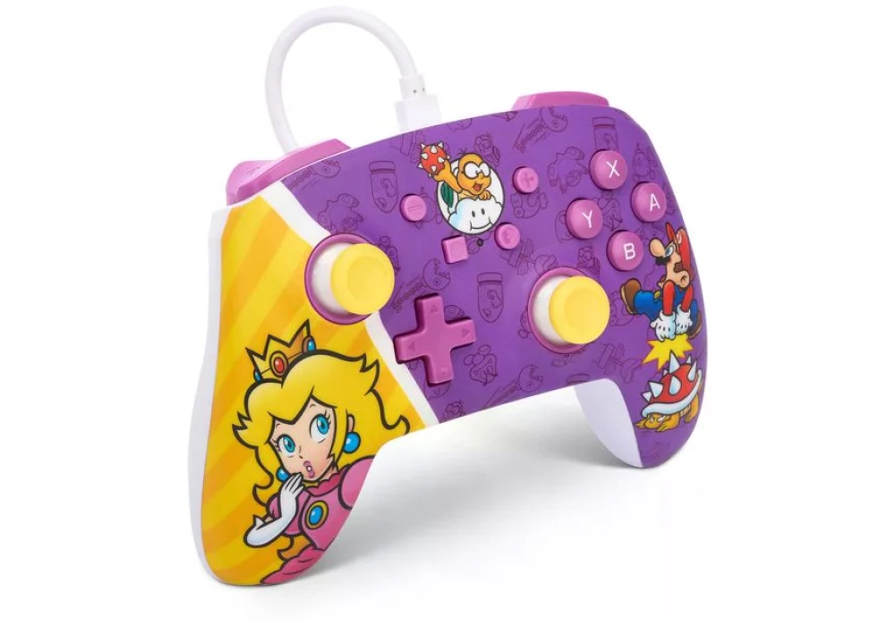 Power A Enhanced Wired Controller Princess Peach Battle