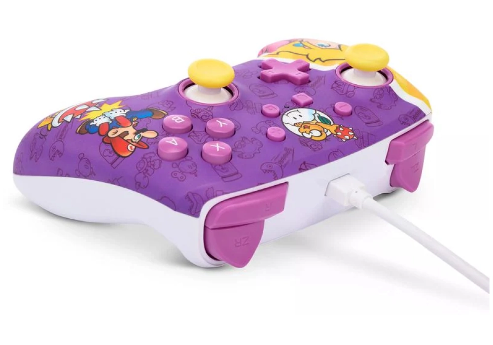 Power A Enhanced Wired Controller Princess Peach Battle