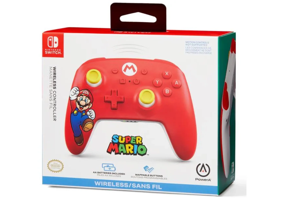 Power A Wireless Controller Mario Joy