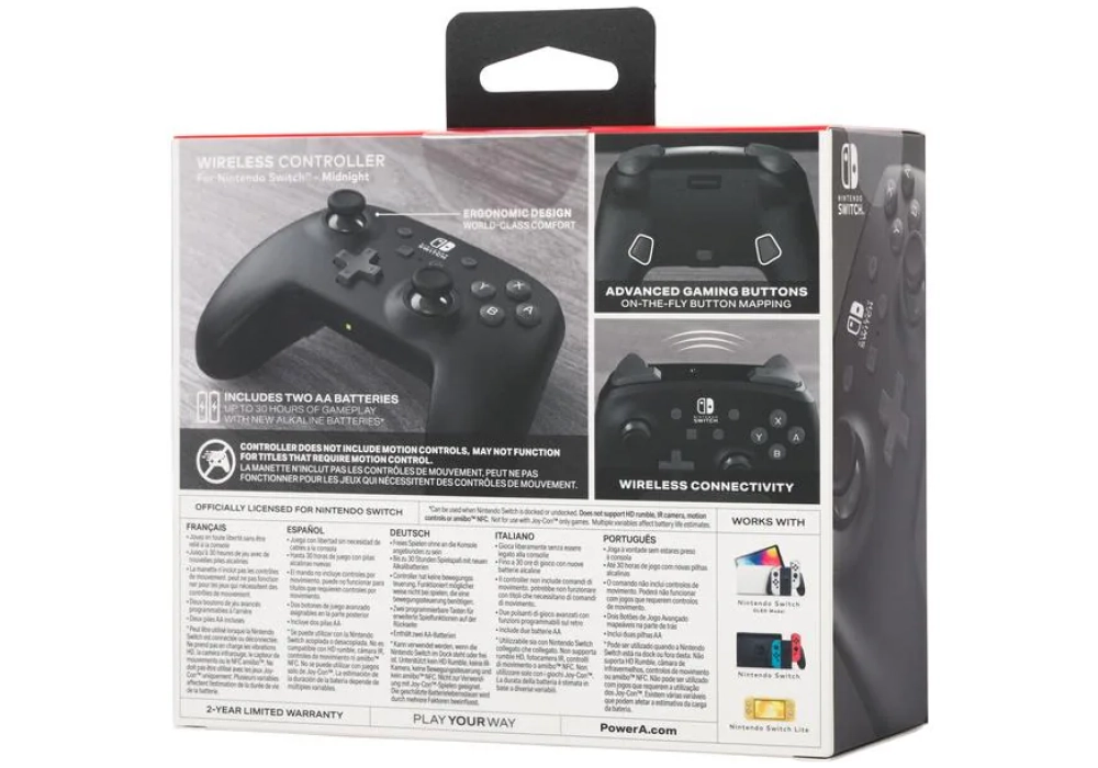 Power A Wireless Controller Midnight