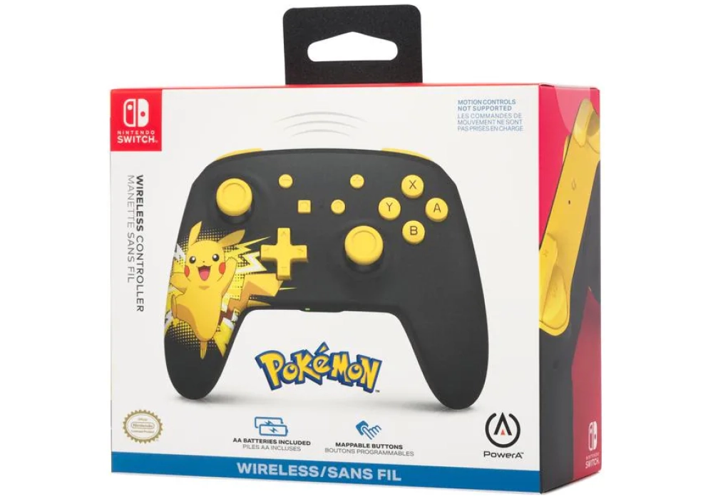 Power A Wireless Controller Pikachu Ecstatic