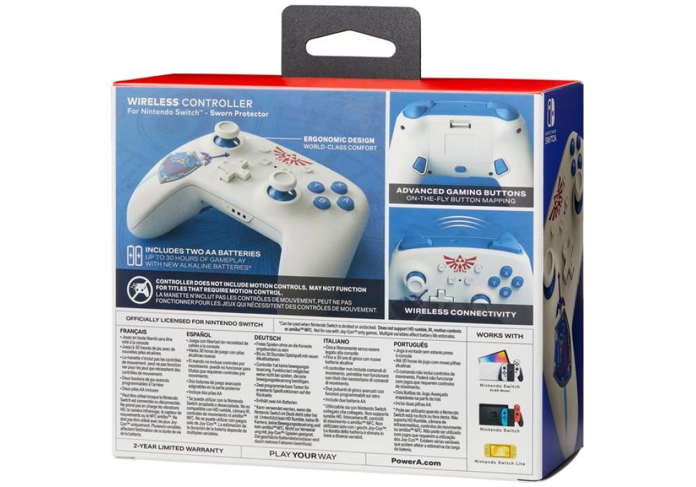 Power A Wireless Controller Sworn Protector