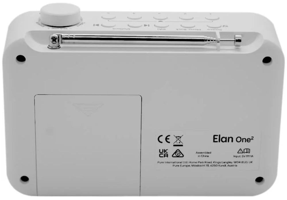 Pure Radio DAB+ Elan One2 Blanc